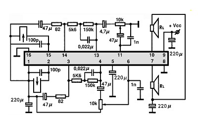 LA4570M I circuito eletronico